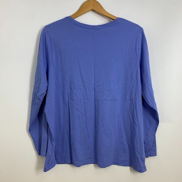 Land's End Women's Relaxed Supima Cotton (Lot of 3) Long Sleeve T-Shirt‎ SZ 1X - Picture 7 of 13